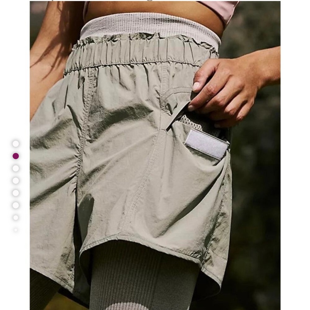 FP Movement by Free People Women's Athletic Shorts in Light Green